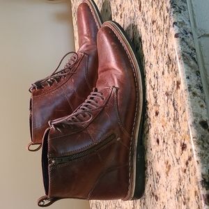 MEN'S Steve Madden Harrisen brown ankle boot EUC